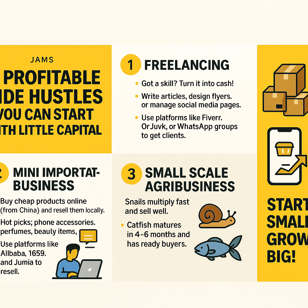 3 Profitable Side Hustles You Can Start Today.