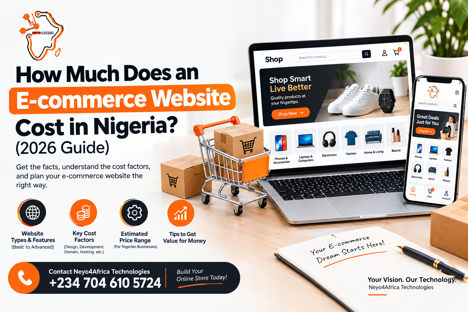 How Much Does an E-commerce Website Cost in Nigeria? (2026 Guide)